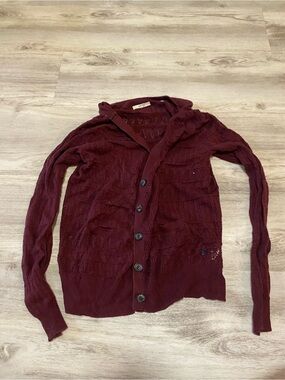 Burgundy Jack Wills Cardigan